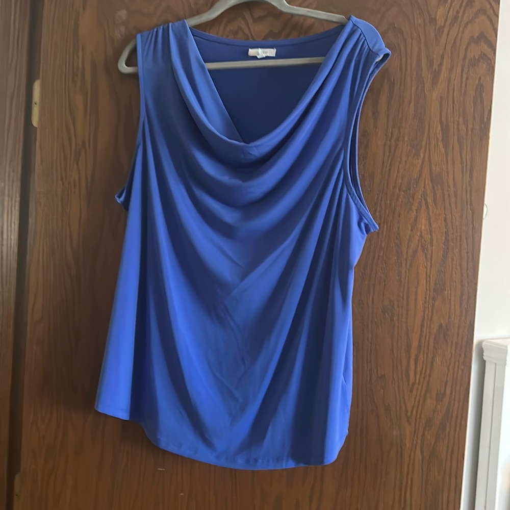 Maurice’s xxl royal blue sleeveless top